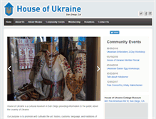 Tablet Screenshot of houseofukraine.org